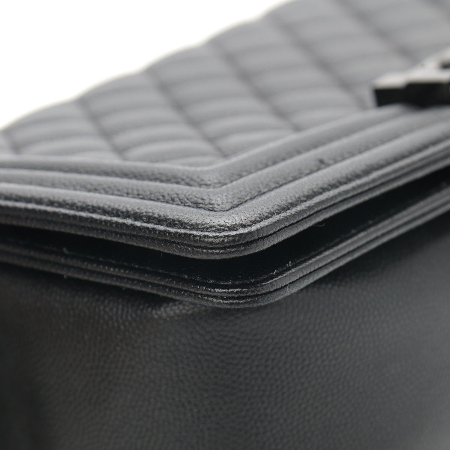 Chanel Caviar Quilted Medium Boy Flap So Black 11 of 14