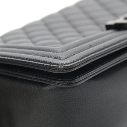 Chanel Caviar Quilted Medium Boy Flap So Black 11 of 14