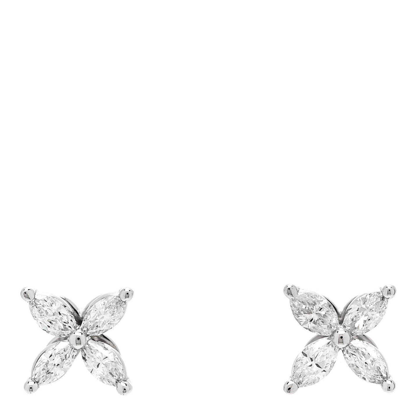 Platinum Diamond .19ct Mini Victoria Earrings
