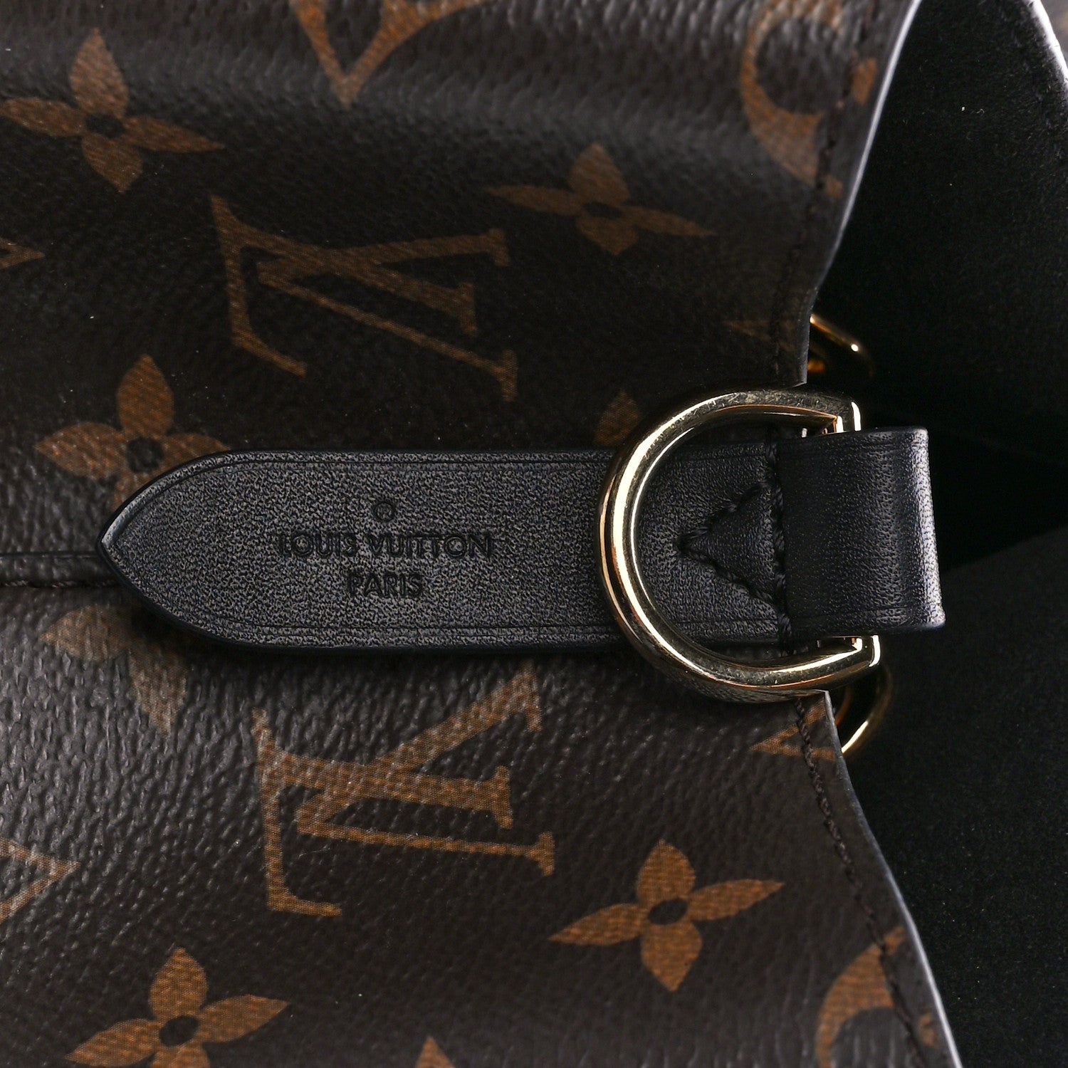 Louis Vuitton Monogram Neonoe MM Black 7 of 10