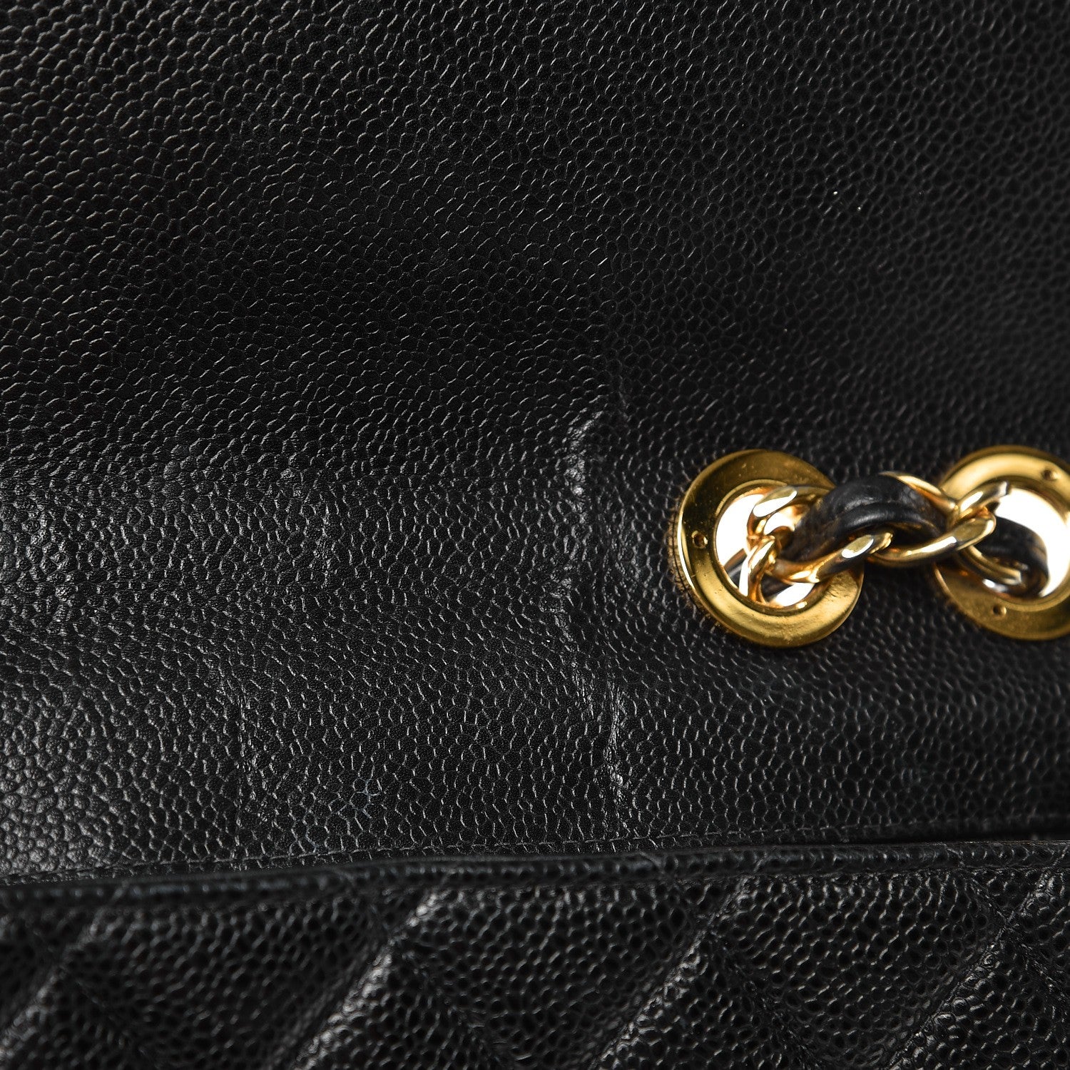 Chanel Caviar Quilted Jumbo Single Flap Black 9 of 14