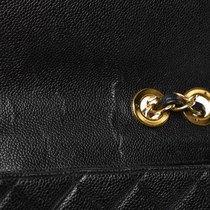 Chanel Caviar Quilted Jumbo Single Flap Black 9 of 14