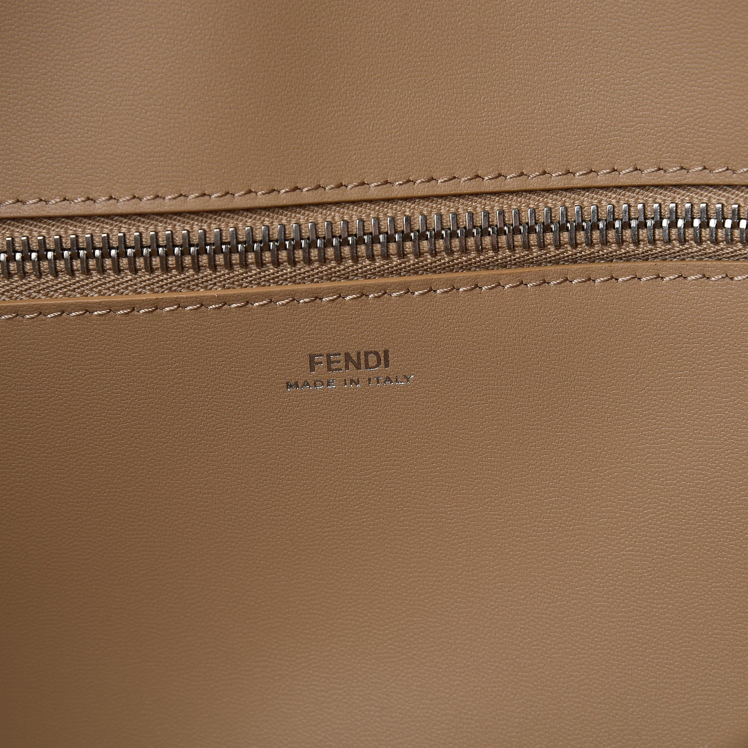 Fendi Vitello Hypnoteyes Shopping Tote Cuoio 8 of 8