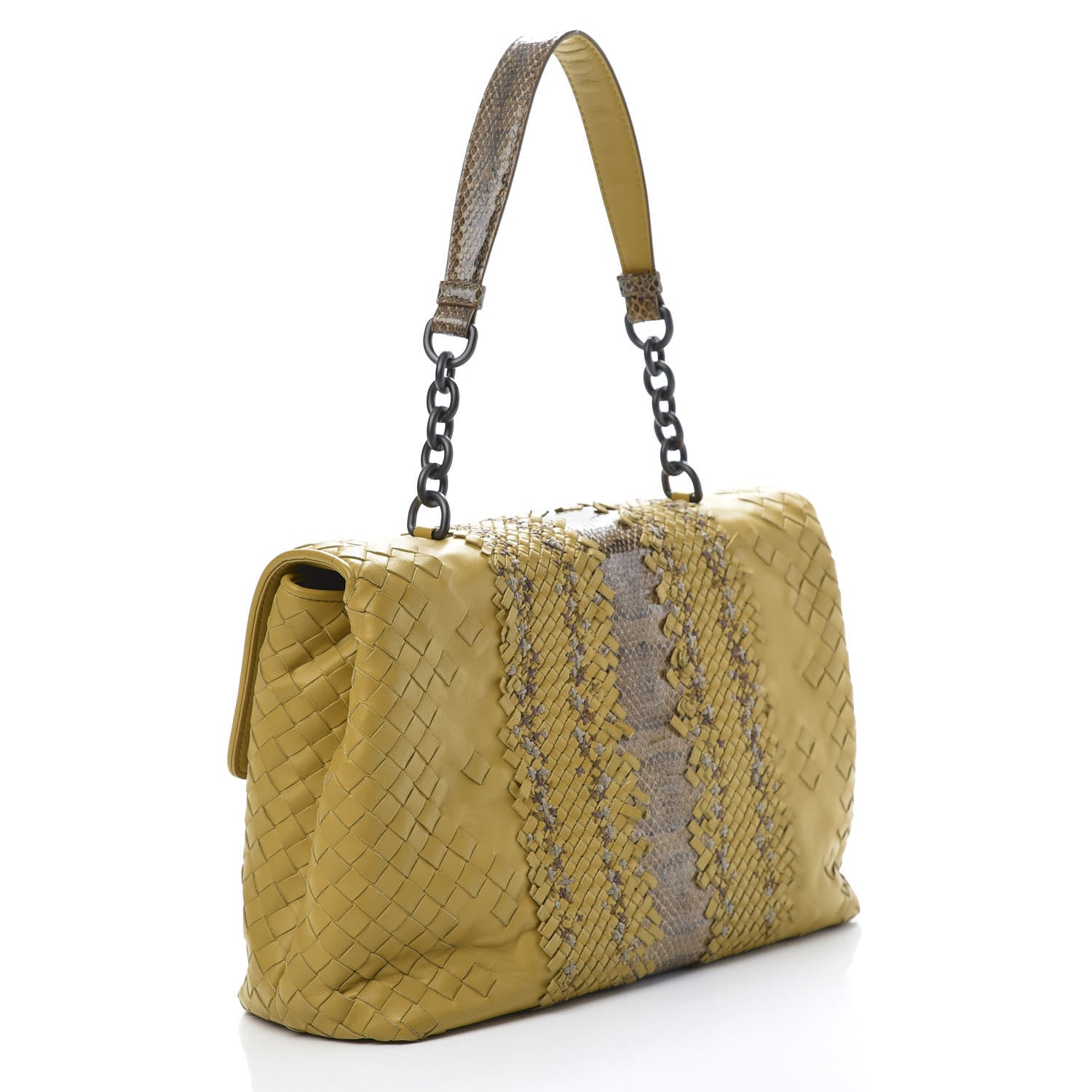 Bottega Veneta Nappa Ayers Intrecciato Top Handle Bag Moutarde 3 of 12