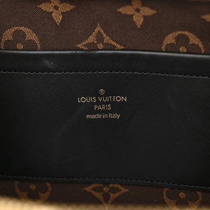Louis Vuitton Calfskin Monogram Embossed Utility Crossbody Black 6 of 9
