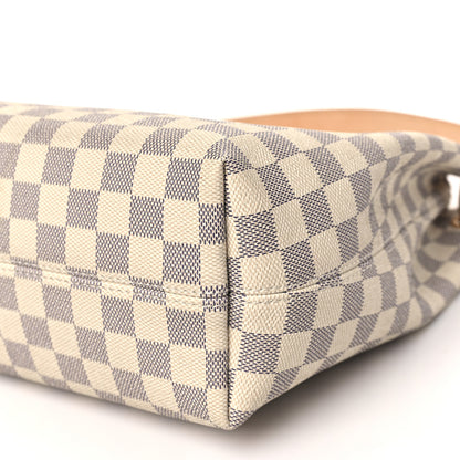 Louis Vuitton Damier Azur Graceful PM Rose Ballerine 9 of 14