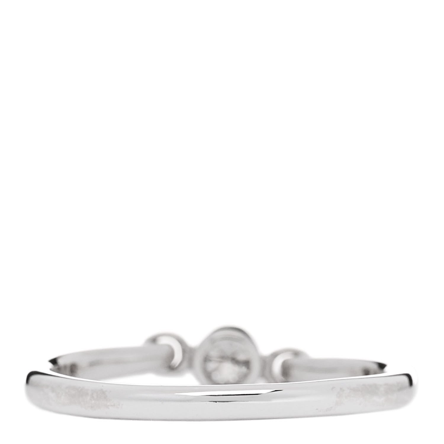 Tiffany Sterling Silver Diamond Elsa Peretti Swan Ring 56 7.5 3 of 4
