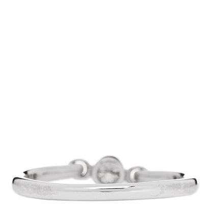 Tiffany Sterling Silver Diamond Elsa Peretti Swan Ring 56 7.5 3 of 4
