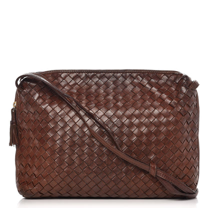 Bottega Veneta Nappa Intrecciato Crossbody Bag Brown 1 of 12
