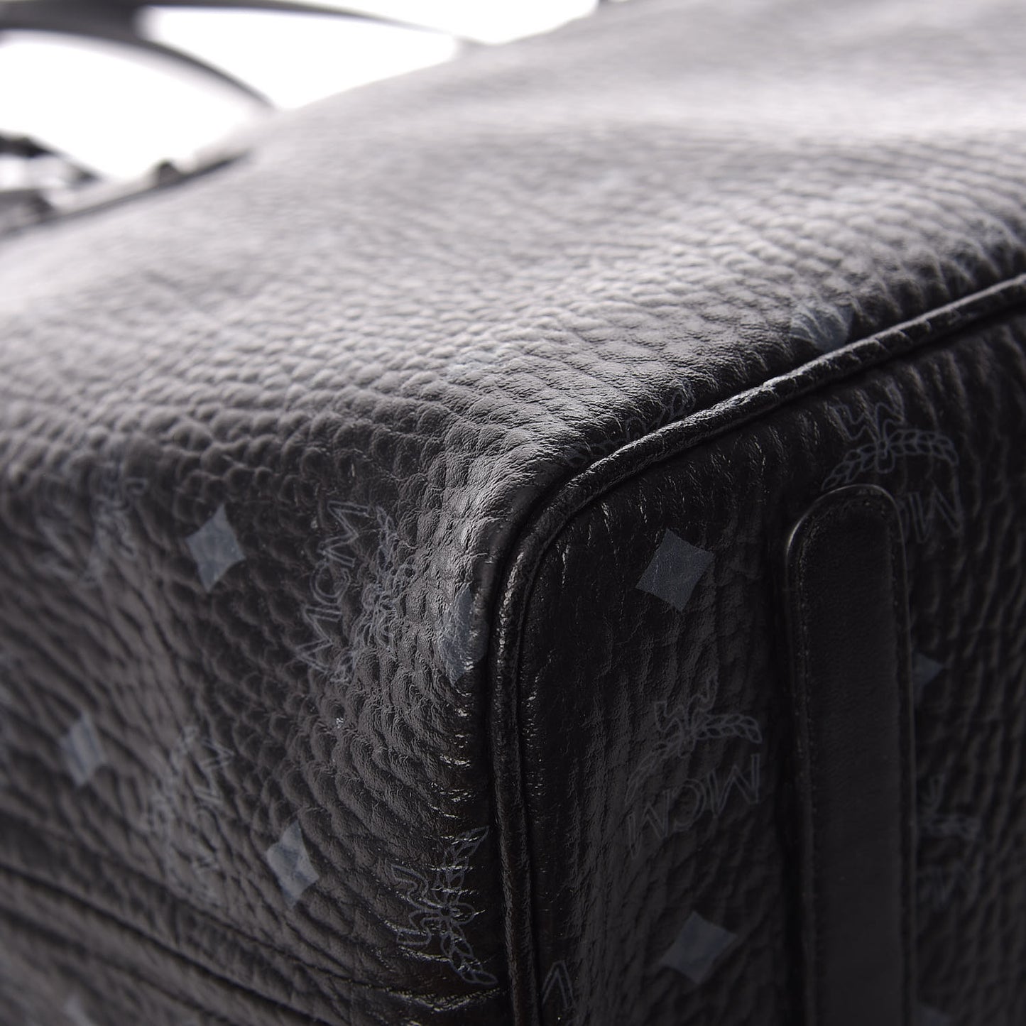 Visetos Medium Project Reversible Shopper Tote Black