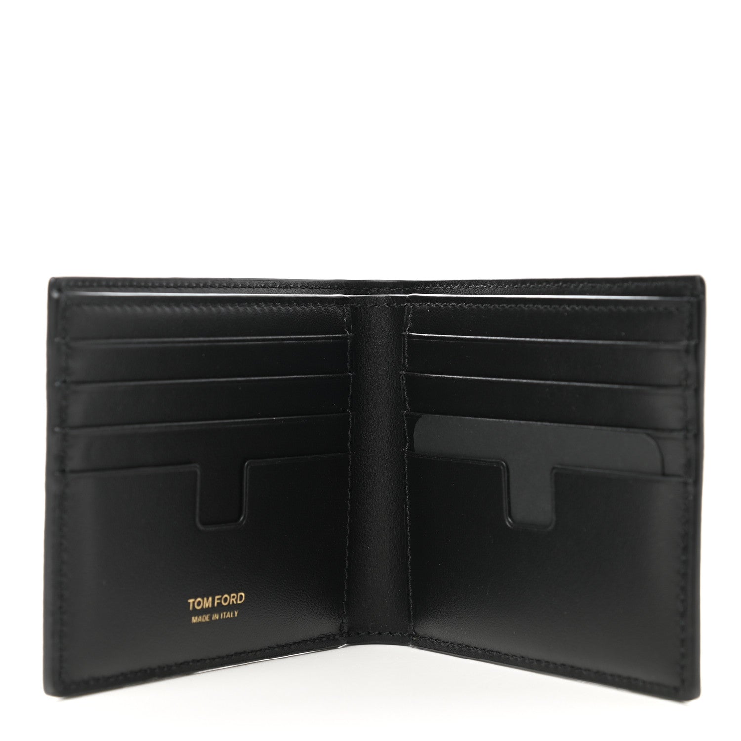 Tom Ford Calfskin Camo Print Mens T-Line Bi-Fold Wallet Multicolor 5 of 6