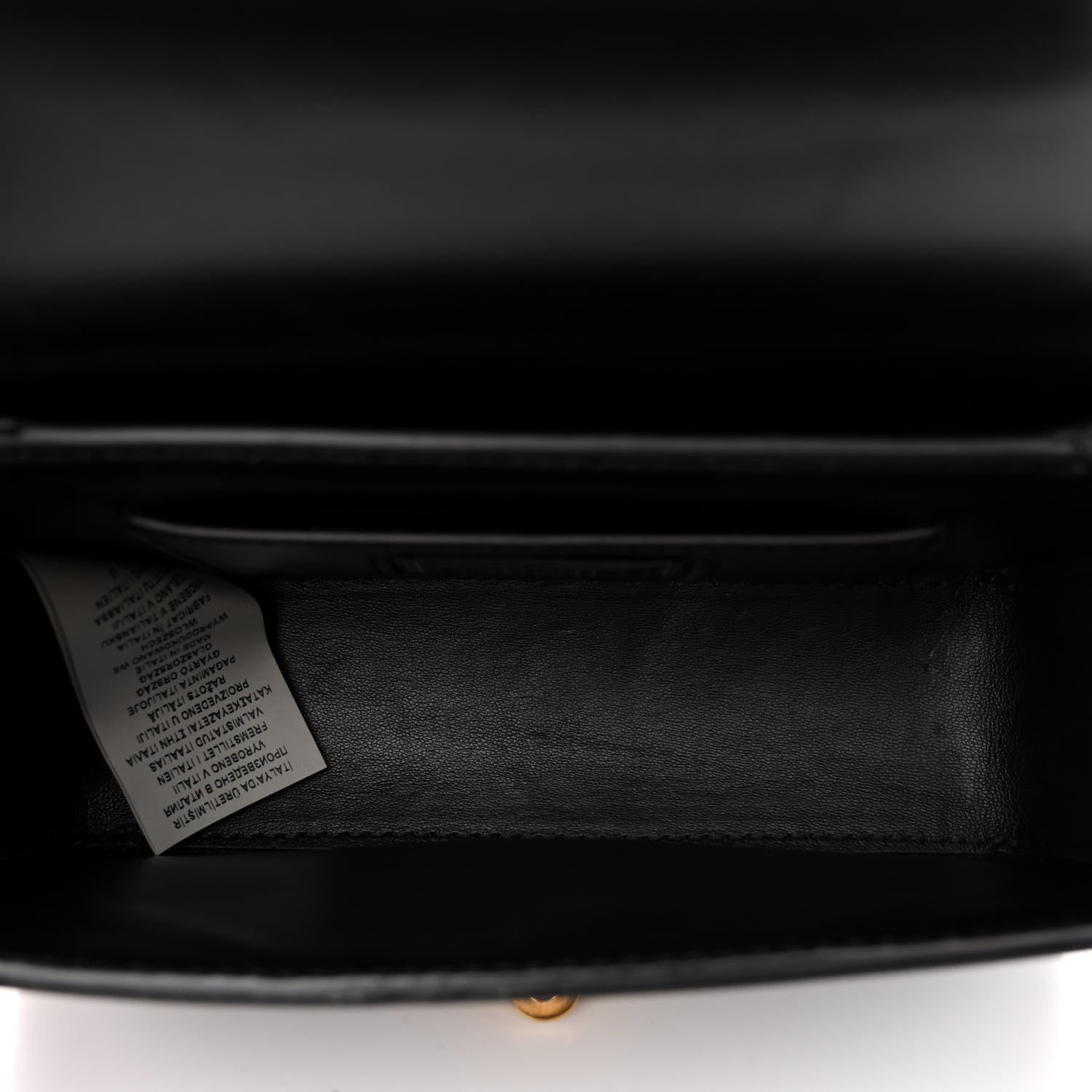 Versace Calfskin Medallion Tribute Shoulder Bag Black 5 of 11