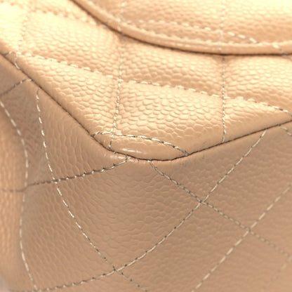 Chanel Caviar Quilted Small Double Flap Beige 11 of 12