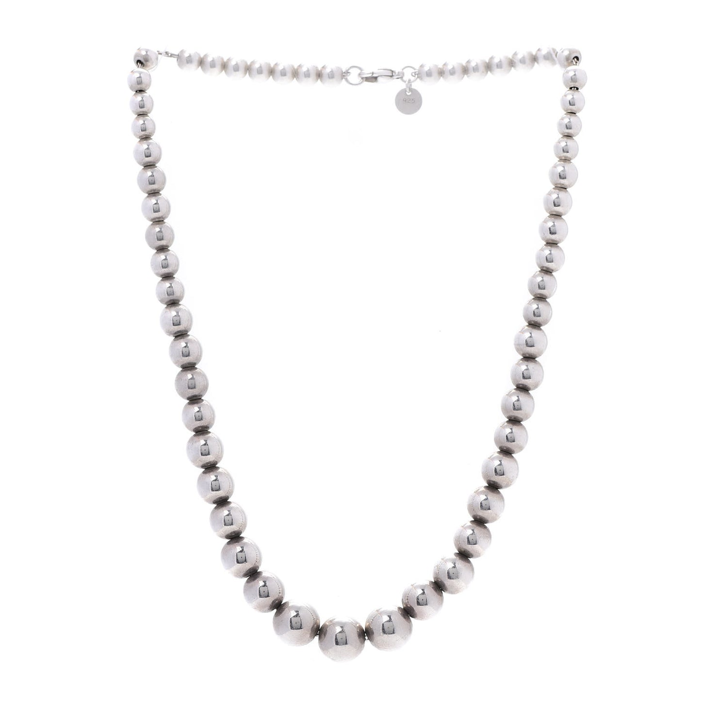 Sterling Silver HardWear Graduated Ball Necklace