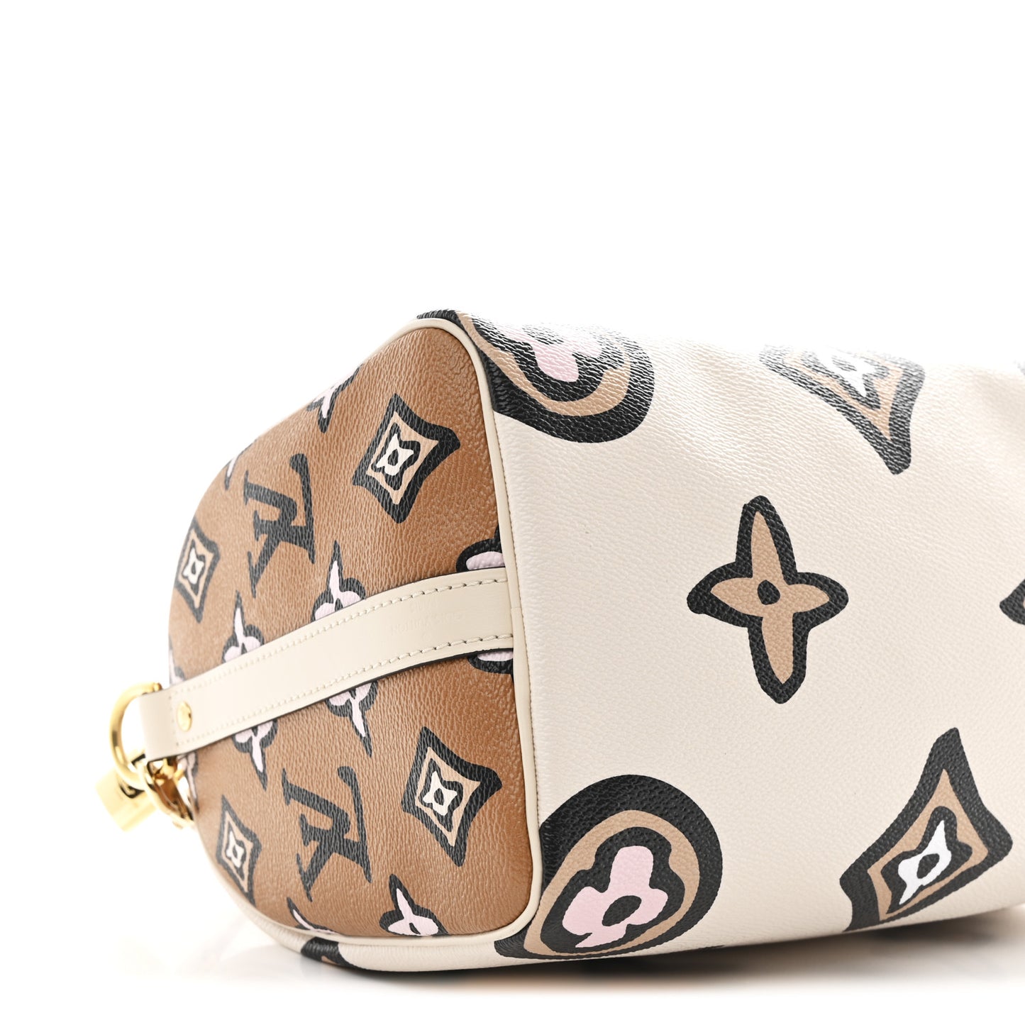Monogram Giant Wild At Heart Speedy Bandouliere 25 Creme