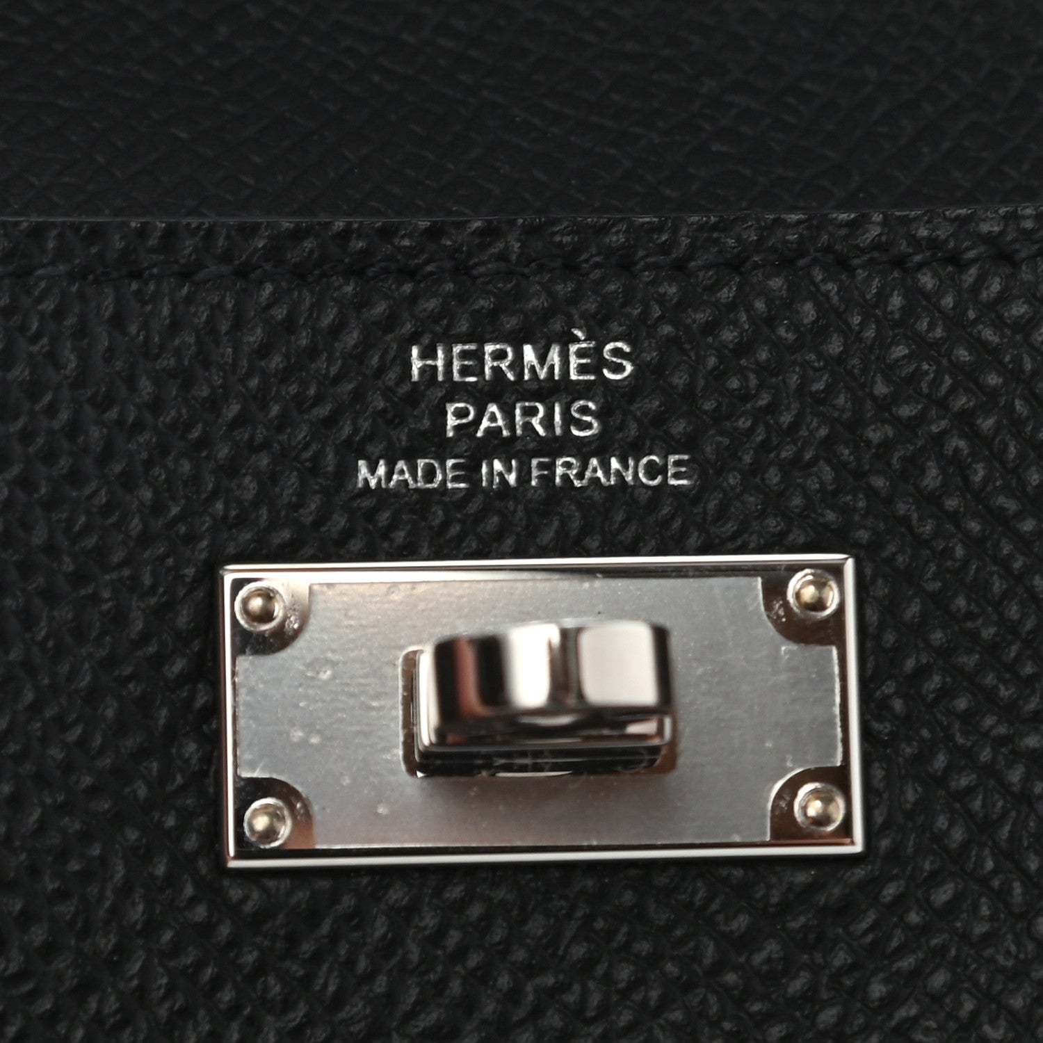 Hermes Epsom Kelly Pocket Compact Wallet Black 6 of 7