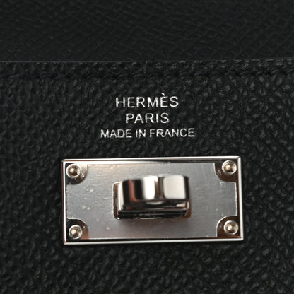 Hermes Epsom Kelly Pocket Compact Wallet Black 6 of 7