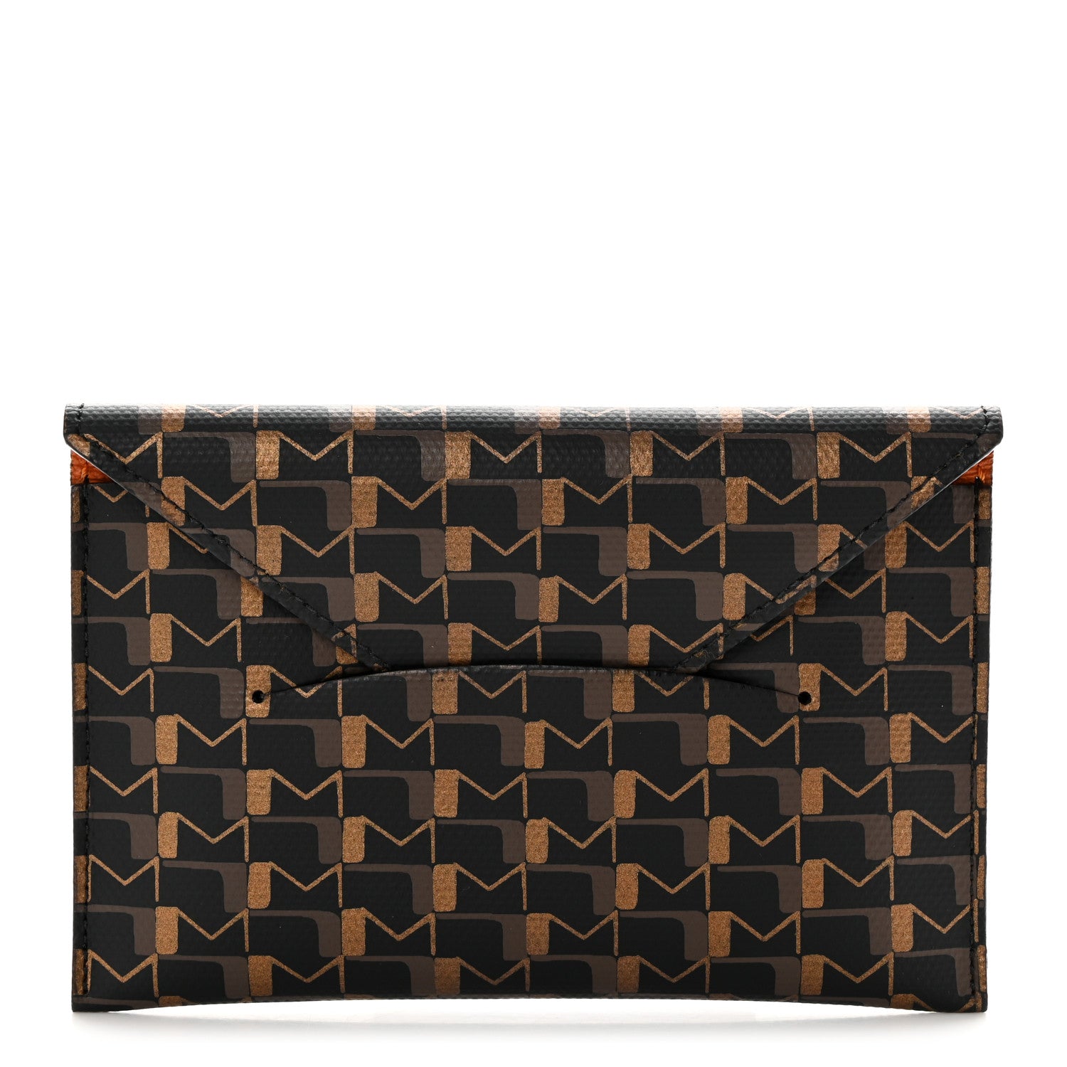 Moynat Toile 1920 Oh! Envelope Passport Holder Carbon Bronze 1 of 7