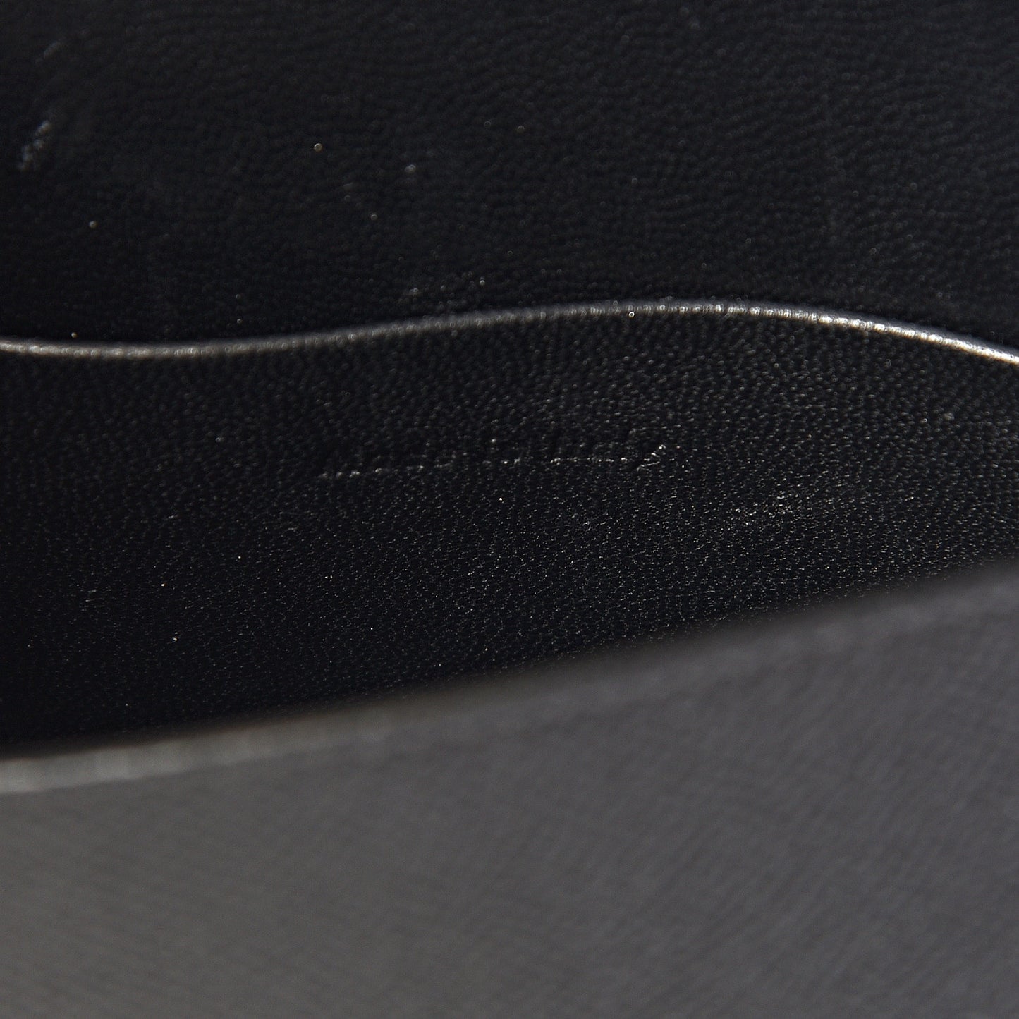 Grained Calfskin Small Trotteur Black