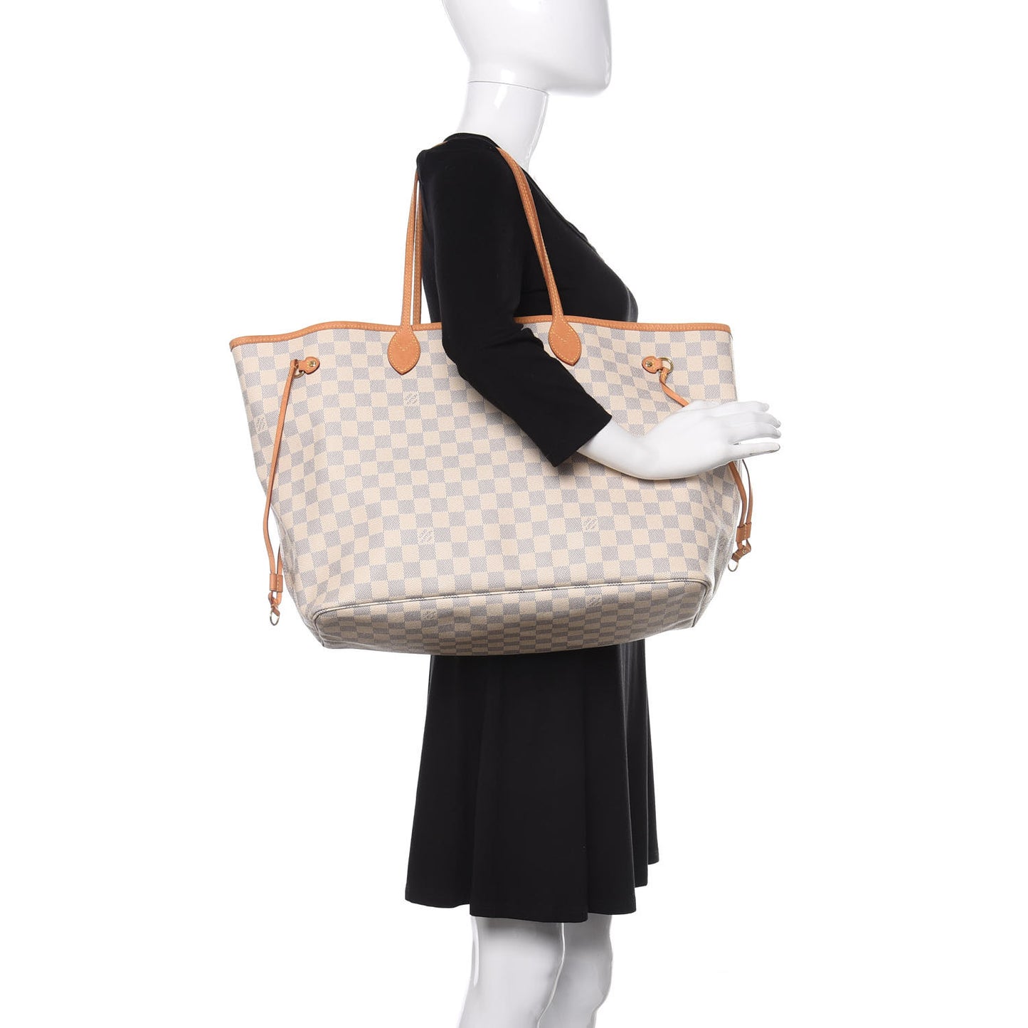 Damier Azur Neo Neverfull GM Rose Ballerine