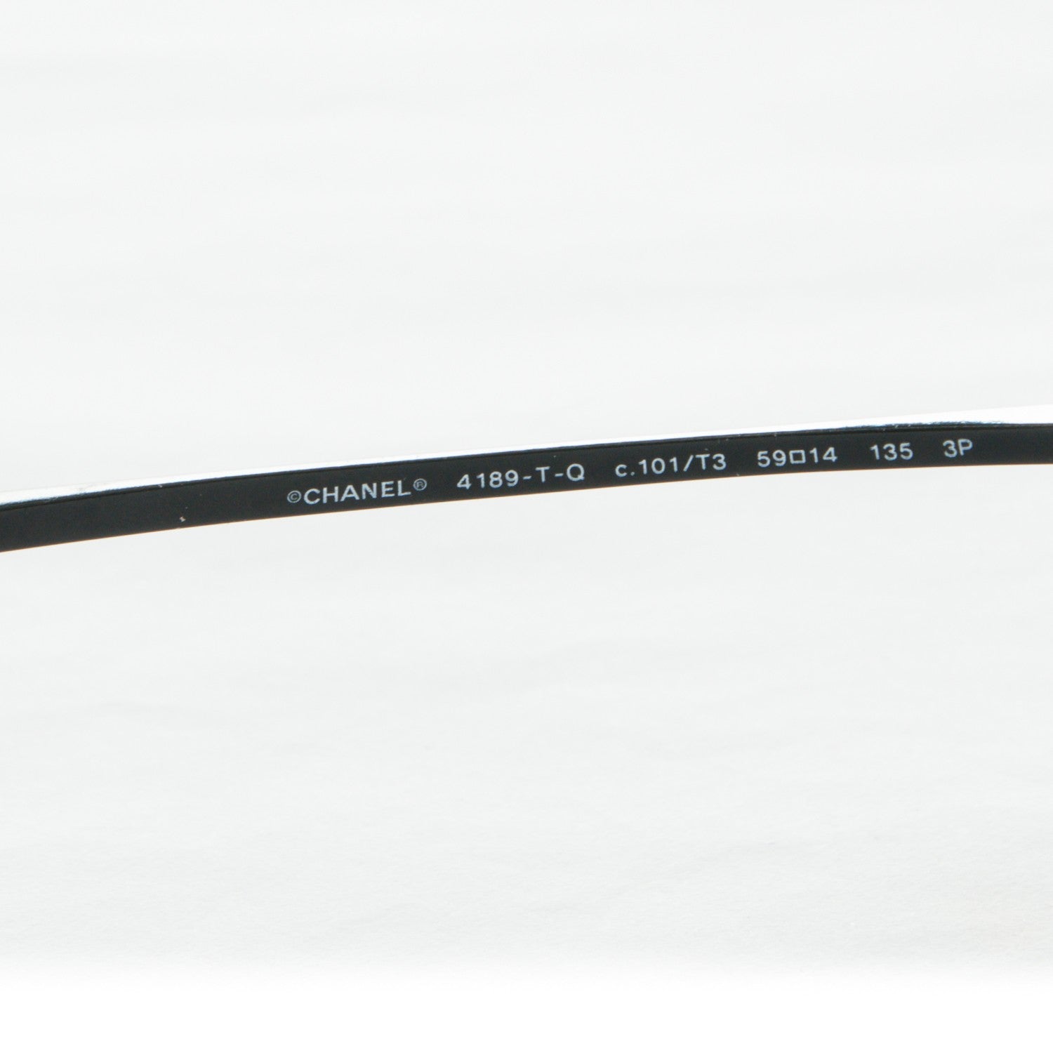 Chanel Aviator Sunglasses 4189-T-Q Black 4 of 6