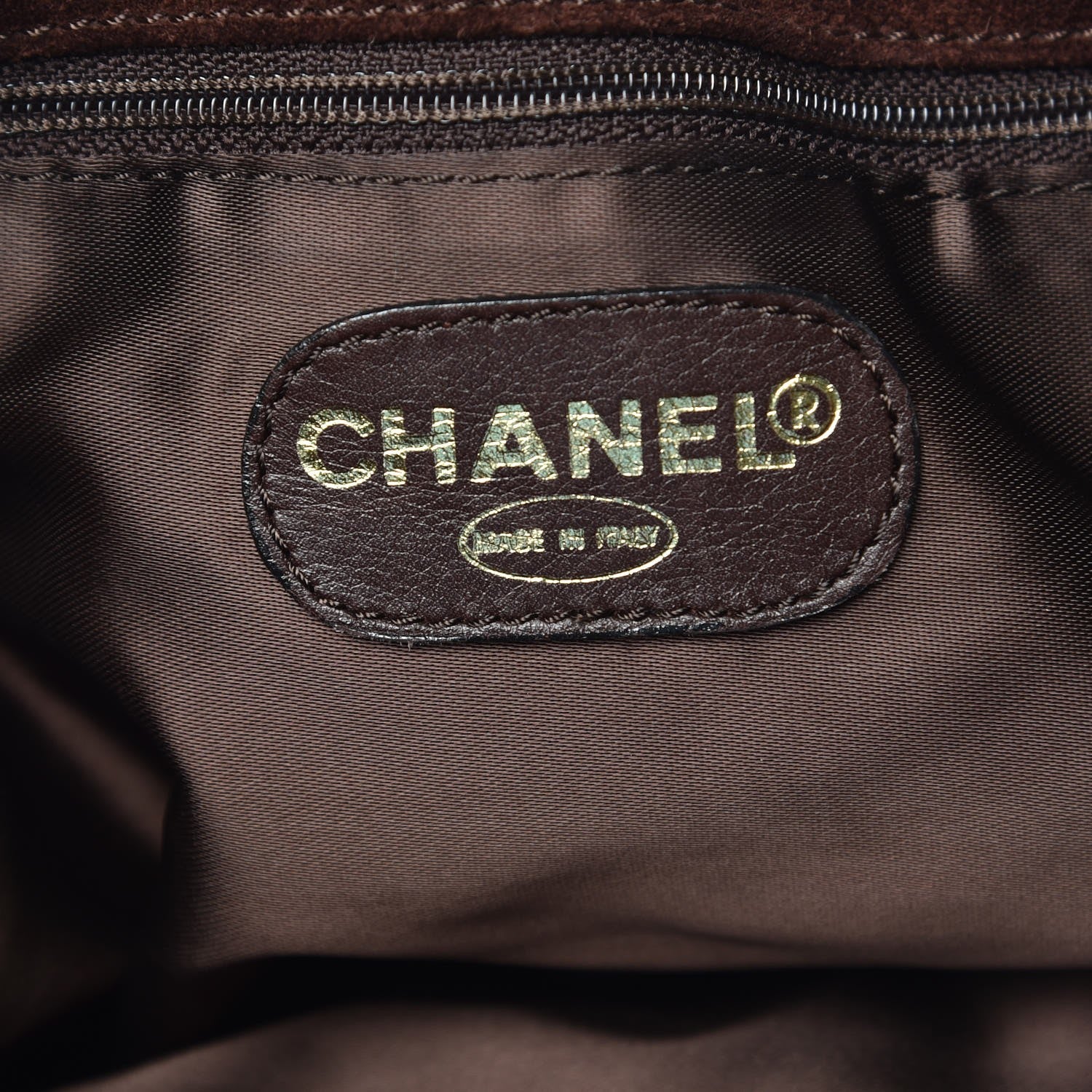 Chanel Suede Tassel CC Shoulder Bag Brown 6 of 8