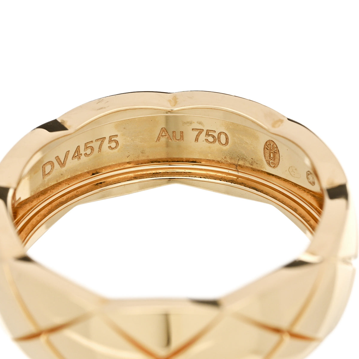 18K Yellow Gold Small Coco Crush Ring 55 7.25