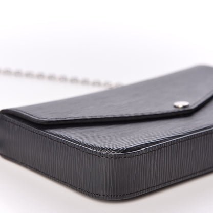 Louis Vuitton Epi Pochette Felicie Black 5 of 13