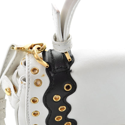 Versace Calfskin Vanitas Crossbody Bag White 20 of 21
