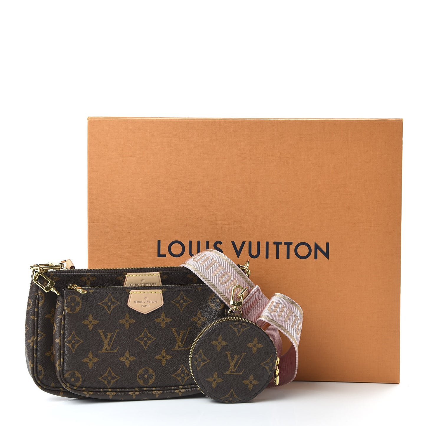 Monogram Multi Pochette Accessories Rose Clair