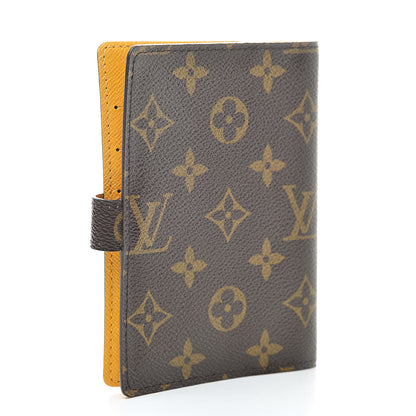 Louis Vuitton Monogram Groom Small Ring Agenda Cover Yellow 3 of 8