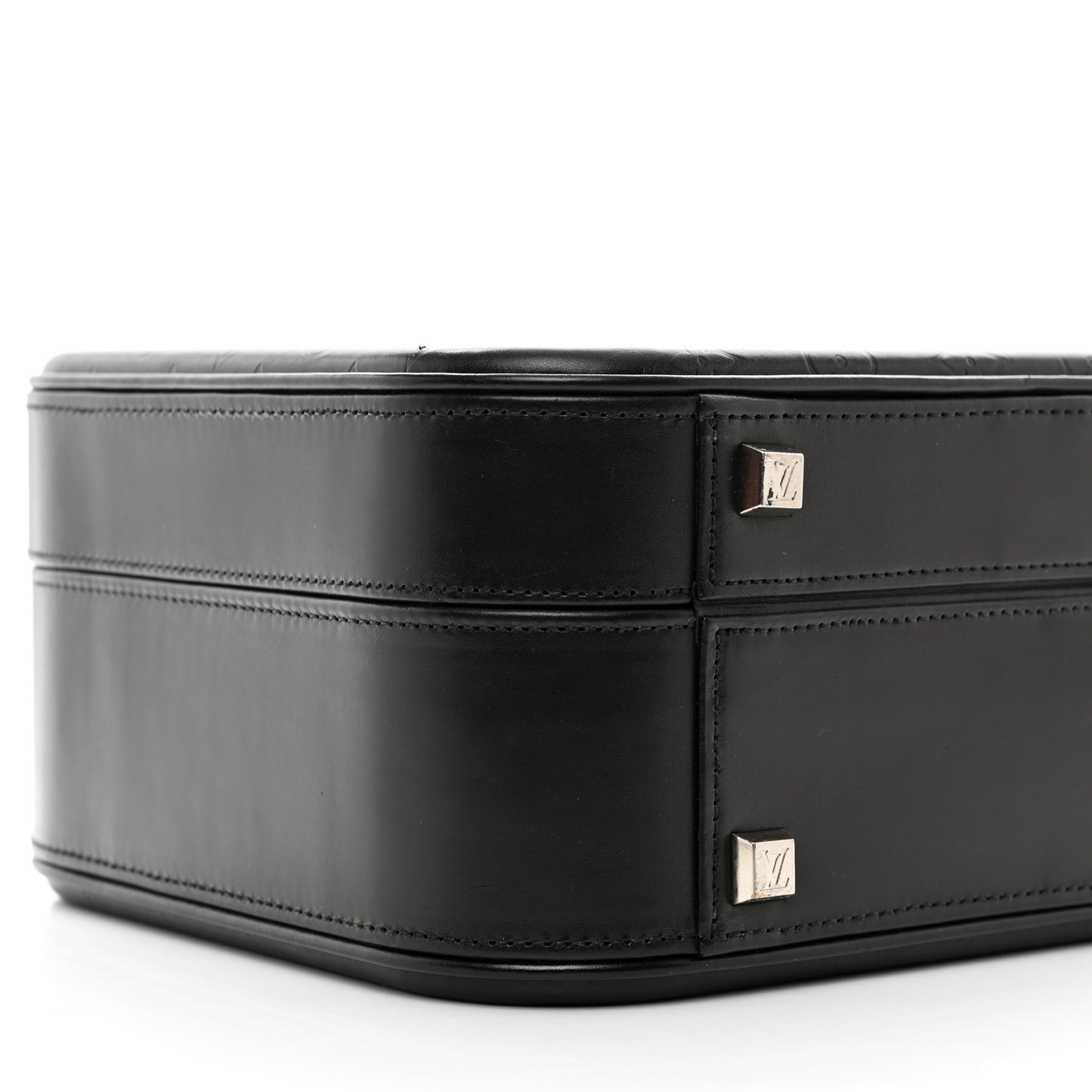 Monogram Glace Valisette MM Black