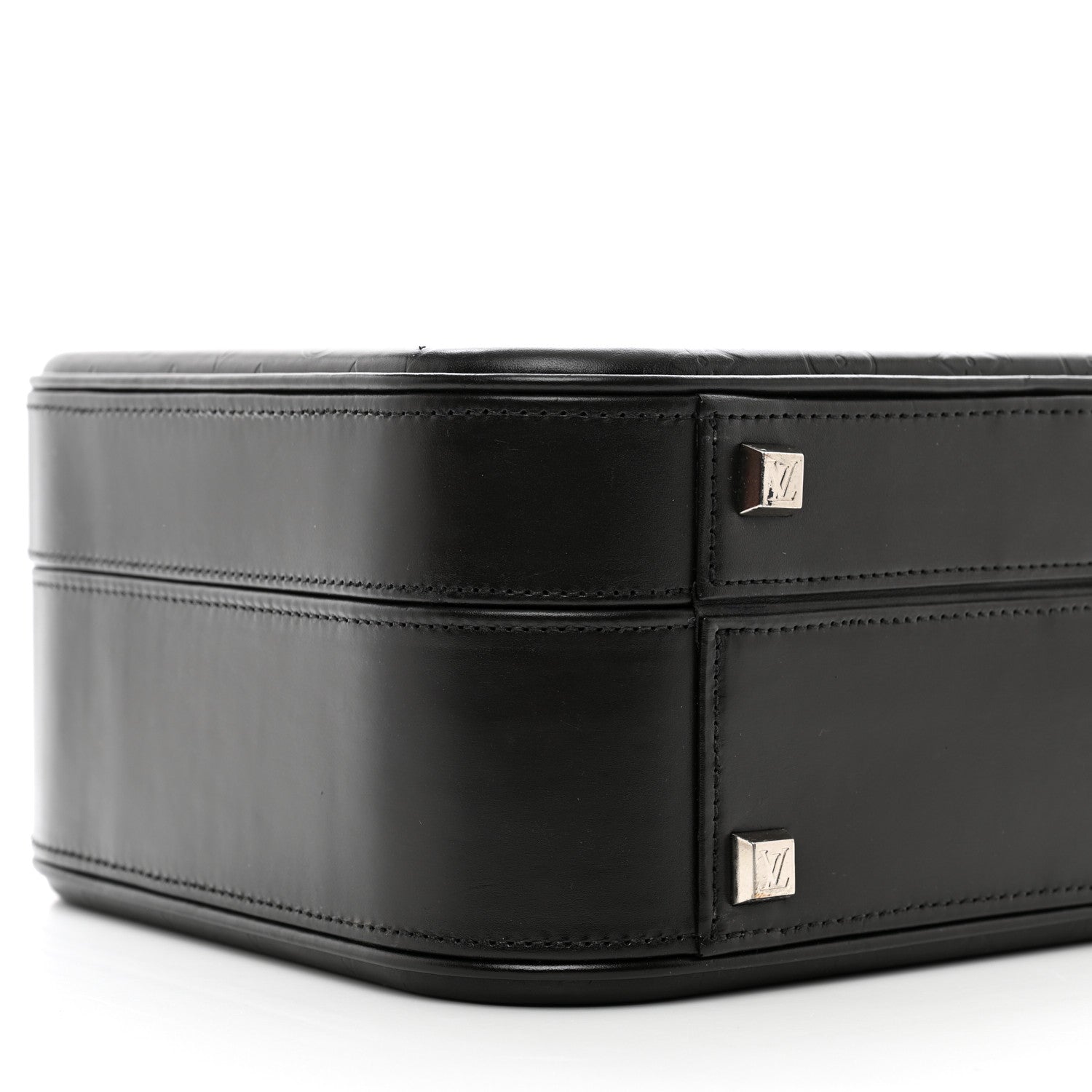 Louis Vuitton Monogram Glace Valisette MM Black 7 of 12