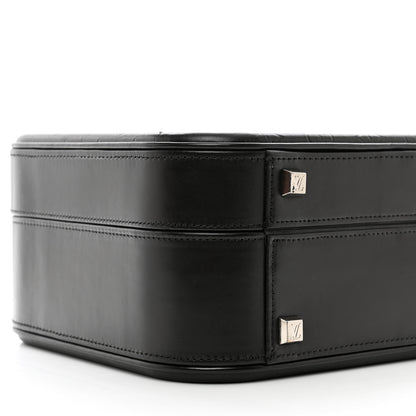 Louis Vuitton Monogram Glace Valisette MM Black 7 of 12