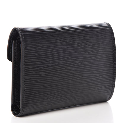 Louis Vuitton Epi Victorine Wallet Black 3 of 6