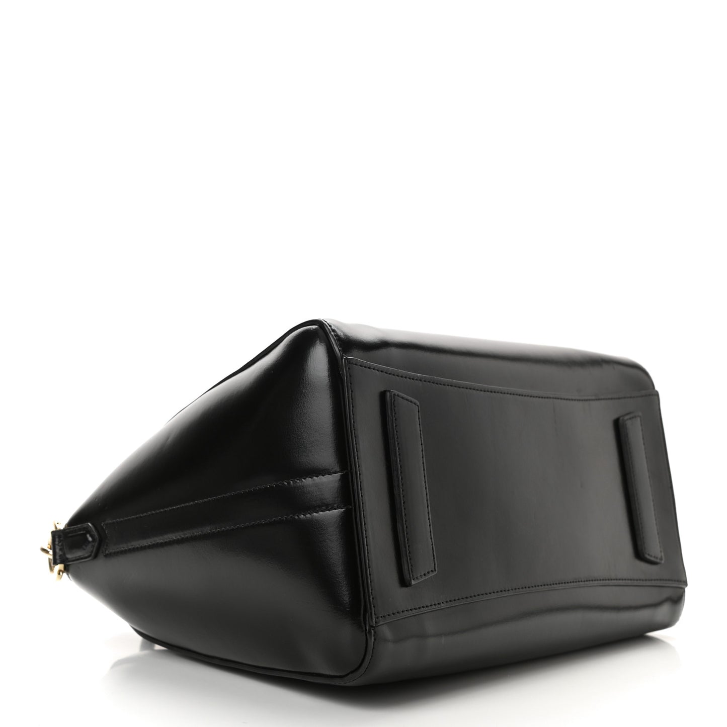 Shiny Lord Calfskin Medium Antigona Black