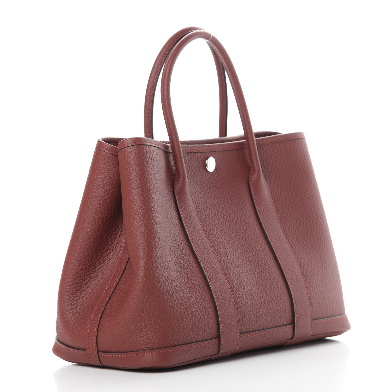 Hermes Vache Country Garden Party 30 TPM Rouge H 3 of 11