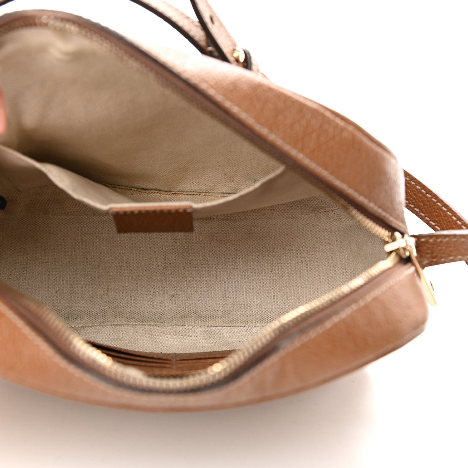 Gucci Monogram Mini Bree Messenger Bag Beige Tabacco 5 of 10