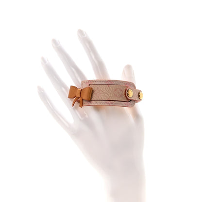 Louis Vuitton Monogram Cherry Blossom Address Wish Bracelet Pink 2 of 4