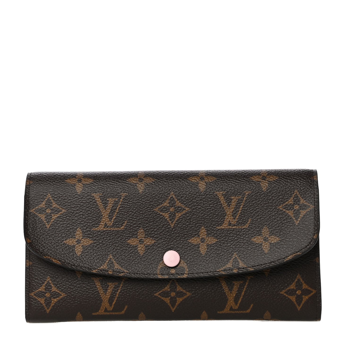 Monogram Emilie Wallet Rose Ballerine