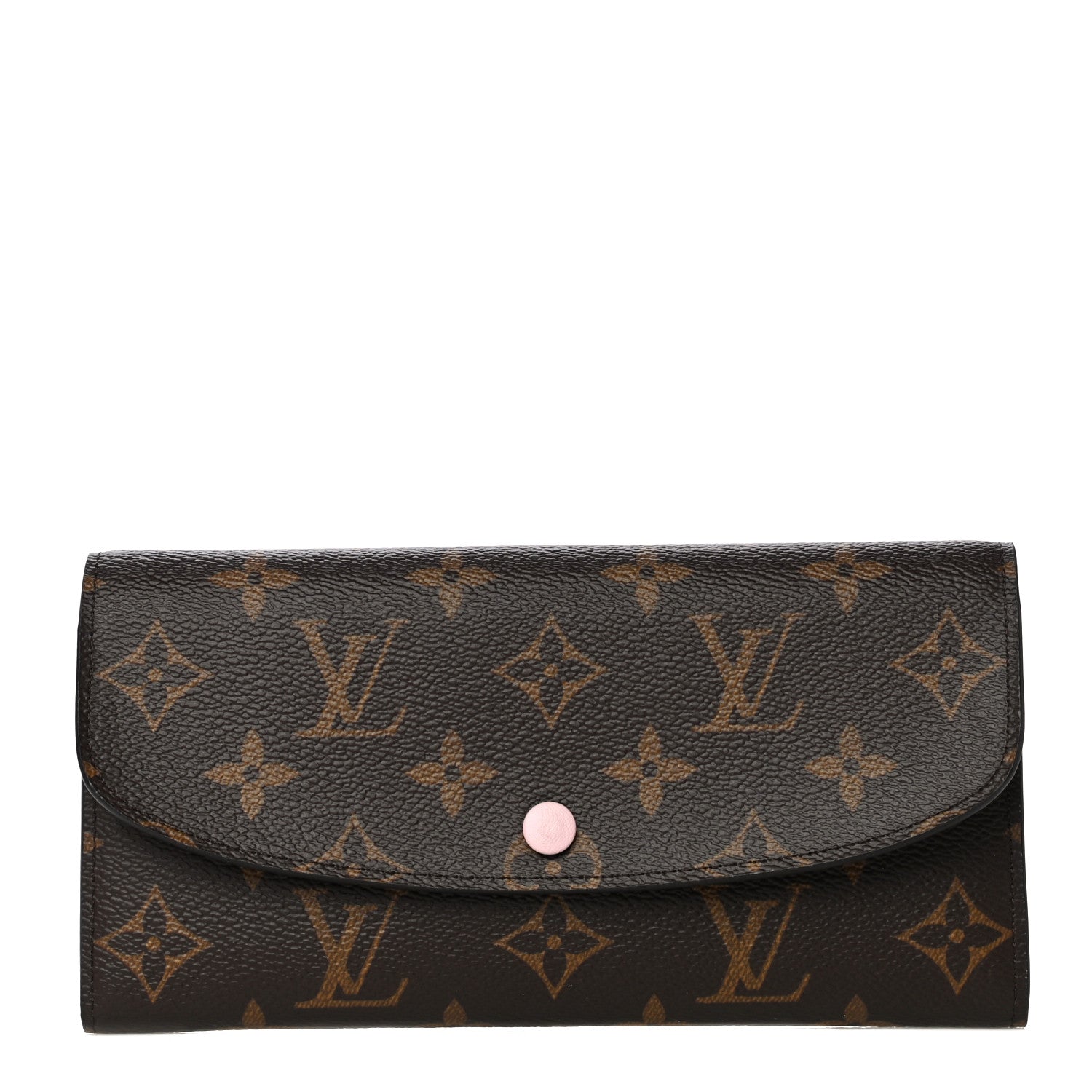 Louis Vuitton Monogram Emilie Wallet Rose Ballerine 2 of 10