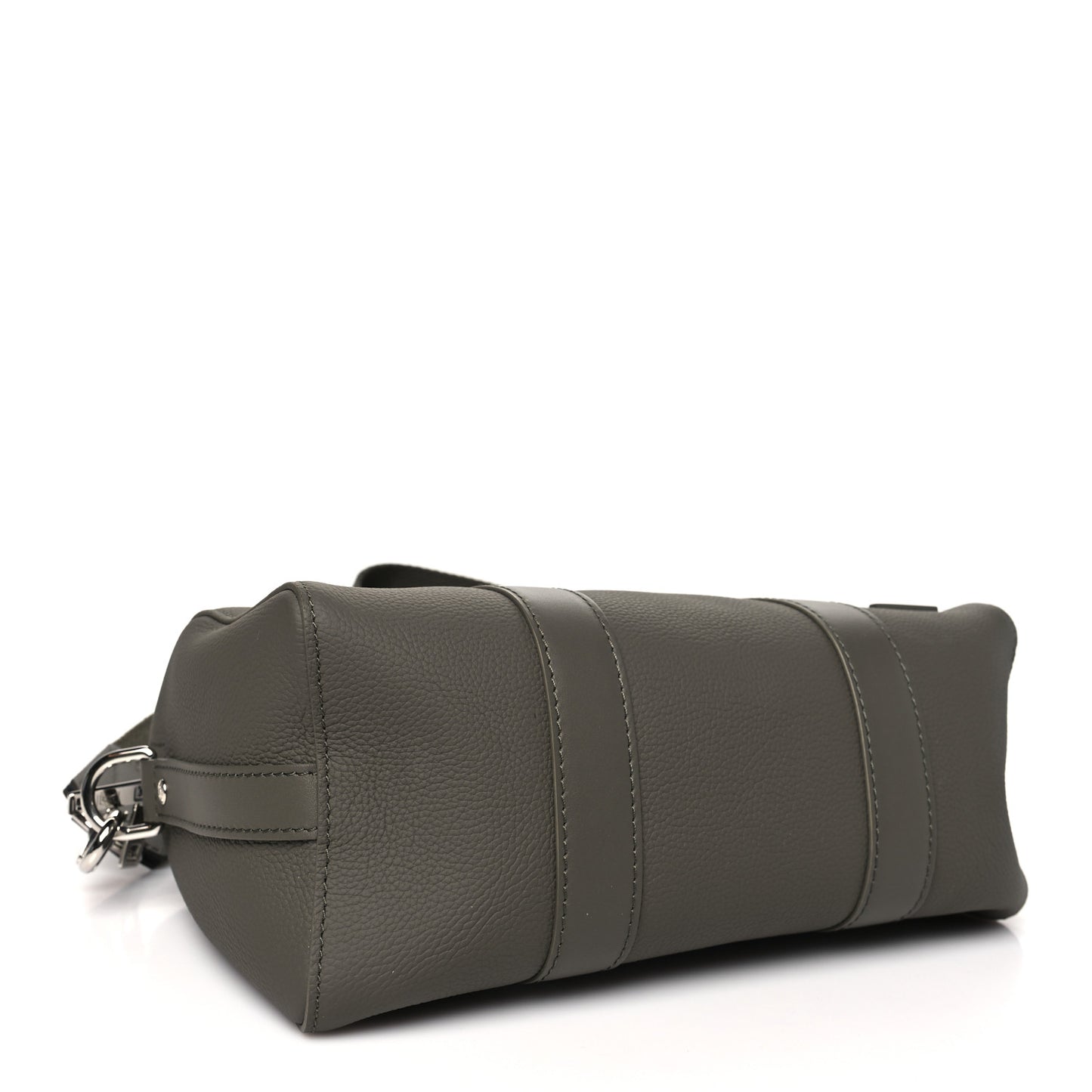 Grained Calfskin Aerogram City Keepall Gris