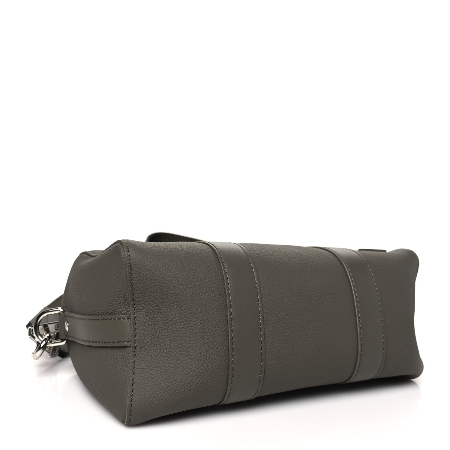 Louis Vuitton Grained Calfskin Aerogram City Keepall Gris 4 of 9