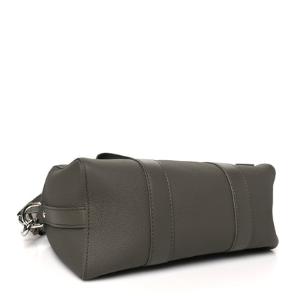 Louis Vuitton Grained Calfskin Aerogram City Keepall Gris 4 of 9