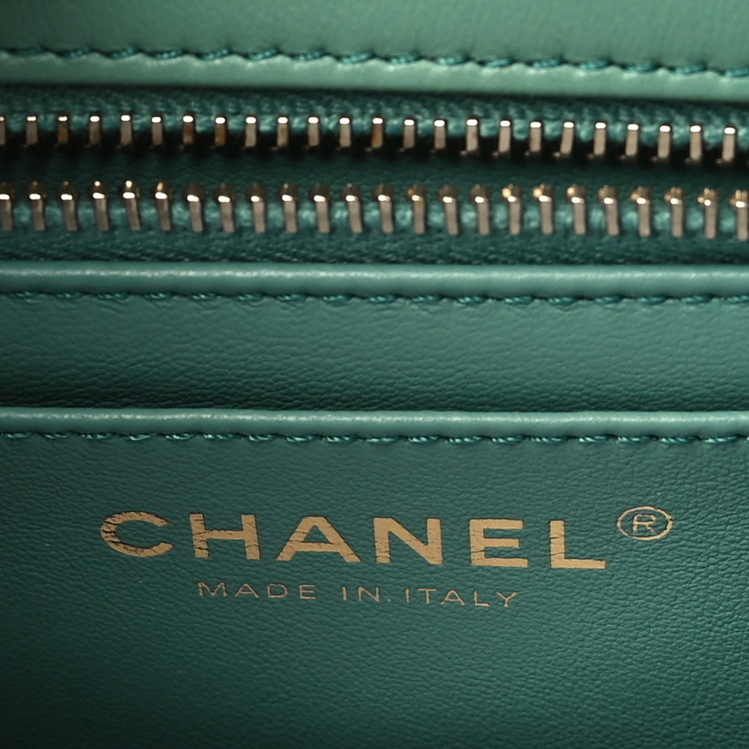 Chanel Lambskin Quilted Mini Pearl Crush Flap Green 6 of 11