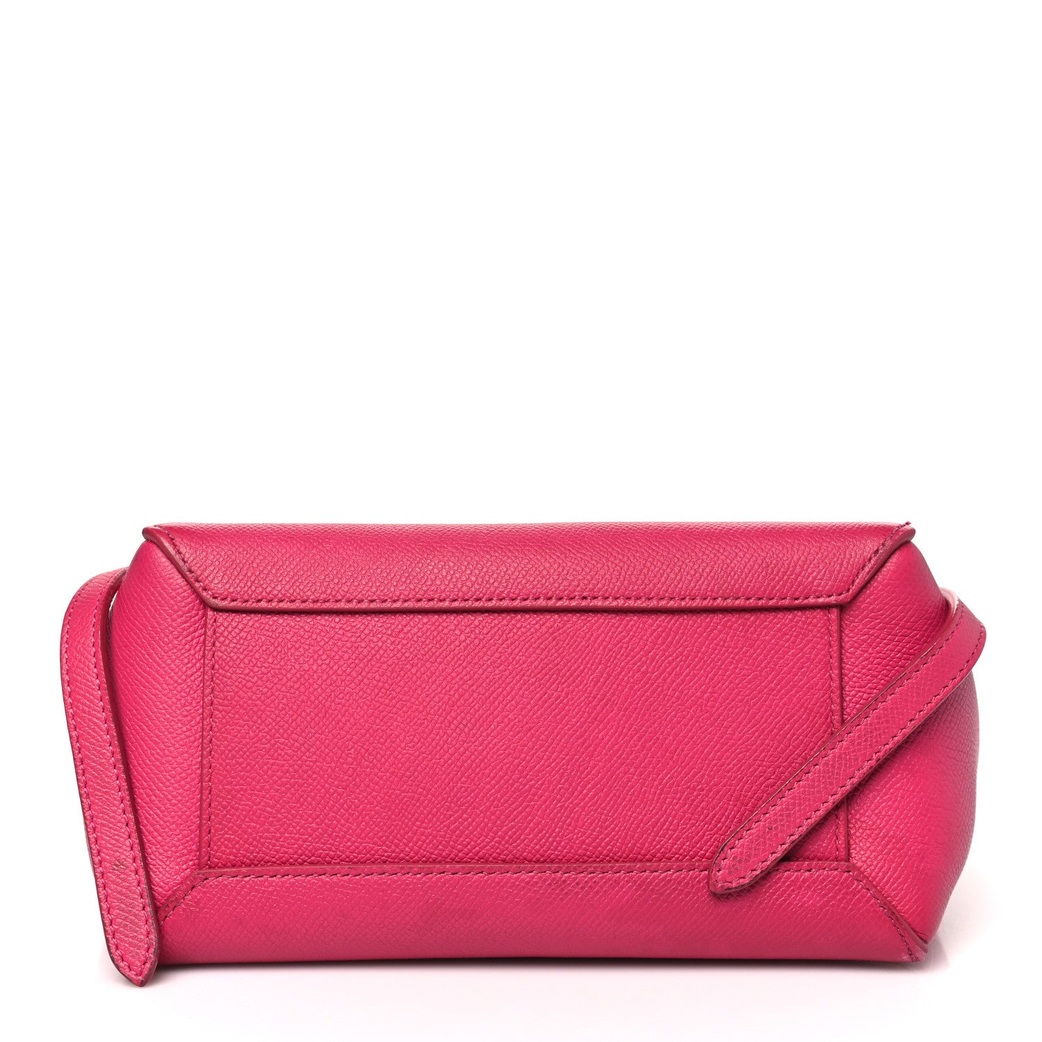 Celine Grained Calfskin Nano Belt Bag Raspberry 13 of 14