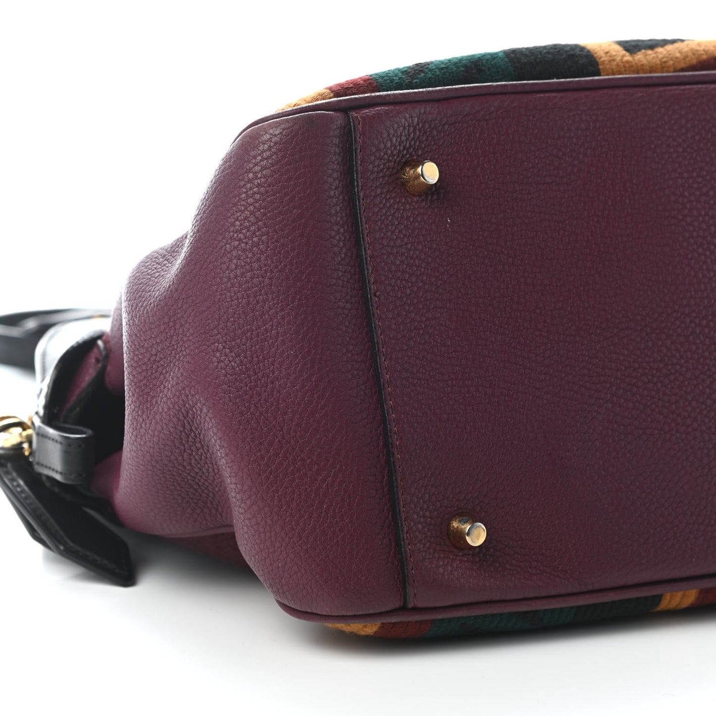 Calfskin Tapestry Milverton Satchel Multicolor