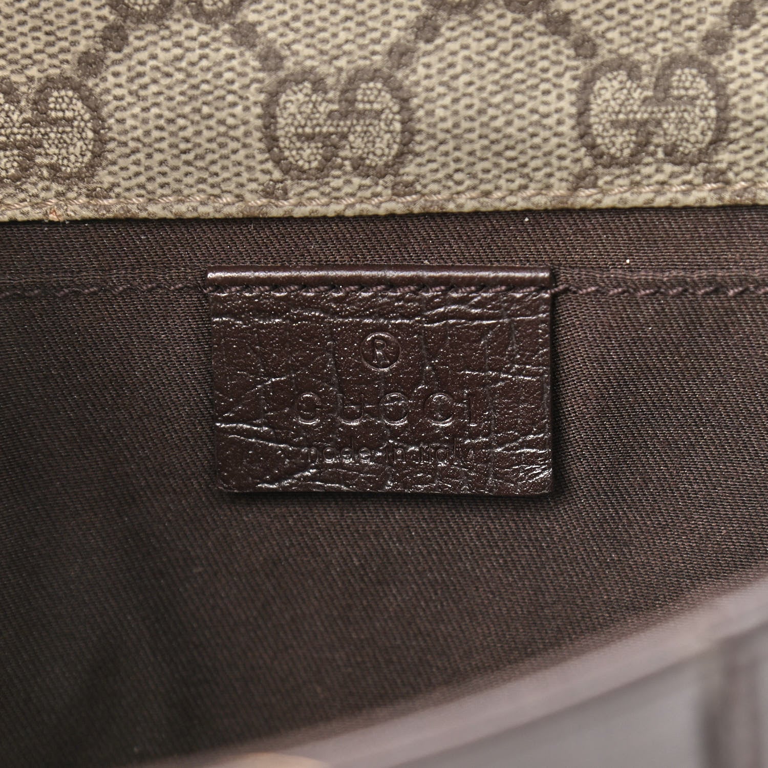Gucci GG Monogram Plus Web Belt Bag Dark Brown 6 of 12