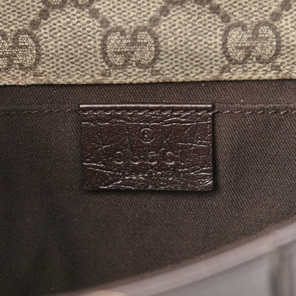 Gucci GG Monogram Plus Web Belt Bag Dark Brown 6 of 12