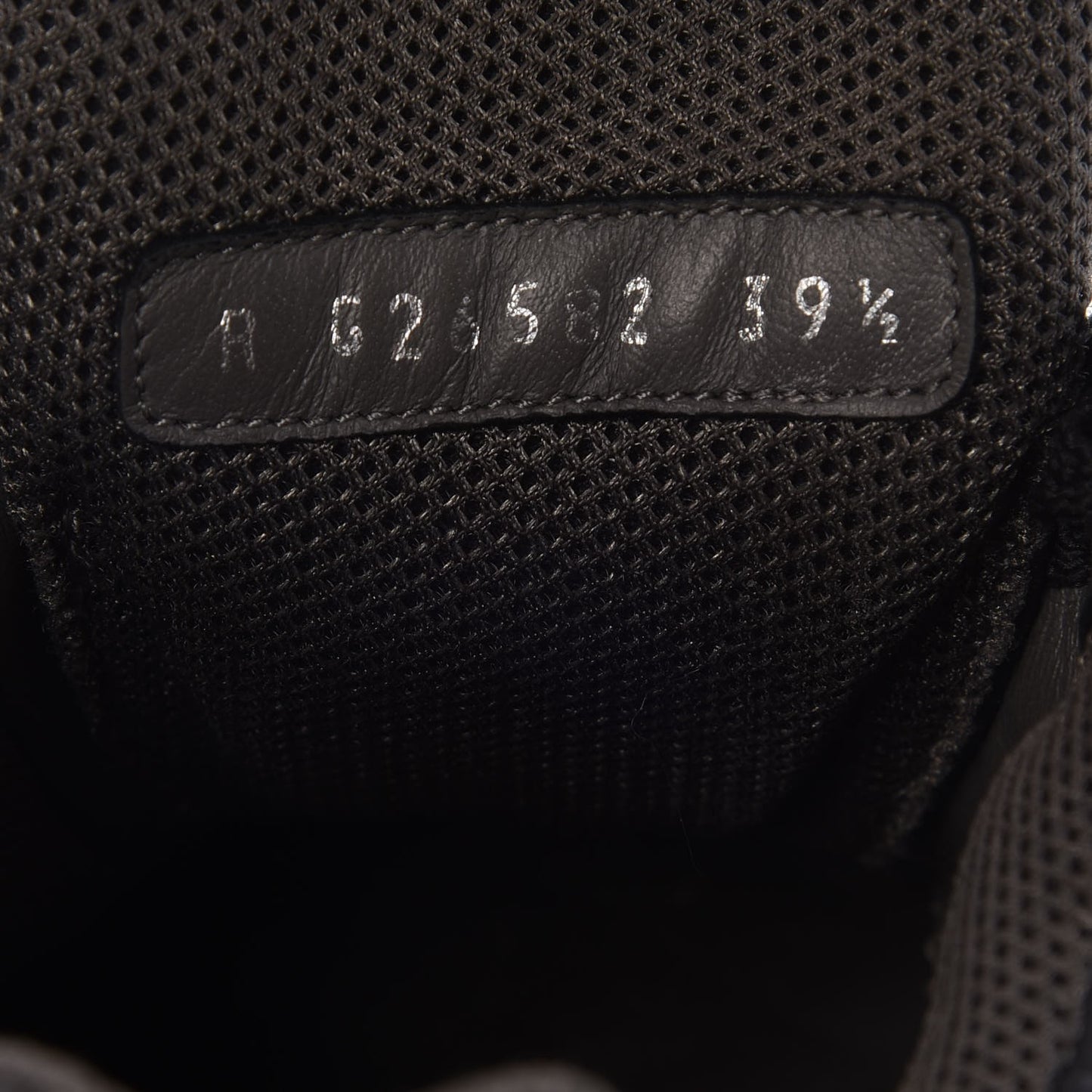 Suede Calfskin CC Sneakers 39.5 Black Grey